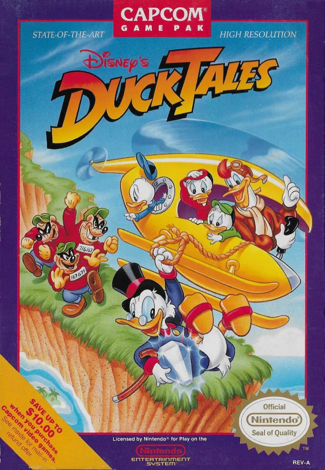 DuckTales NES box art