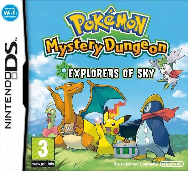 Pokémon Mystery Dungeon: Explorer's of Sky Box Art